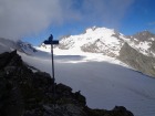auf dem Weg zur Cavardirashütte - Blick auf den Oberalpstock